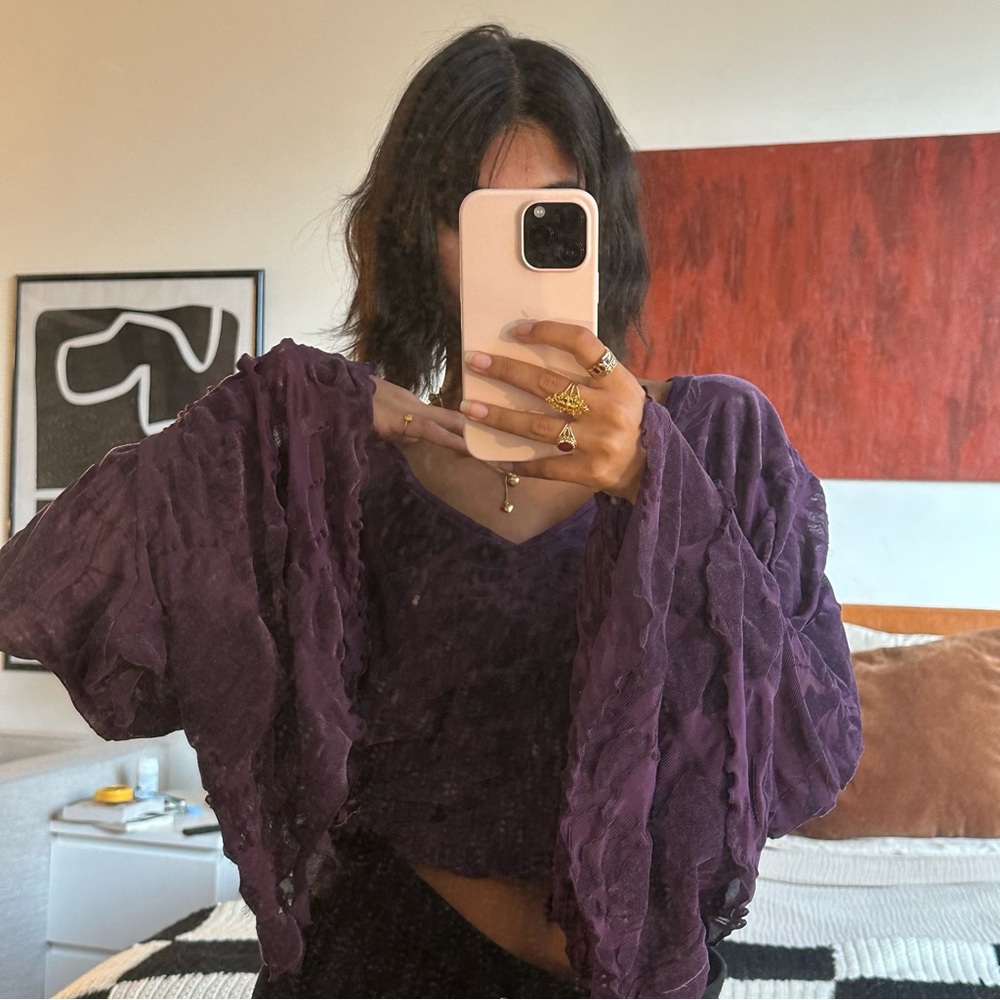 Purple Vintage Top